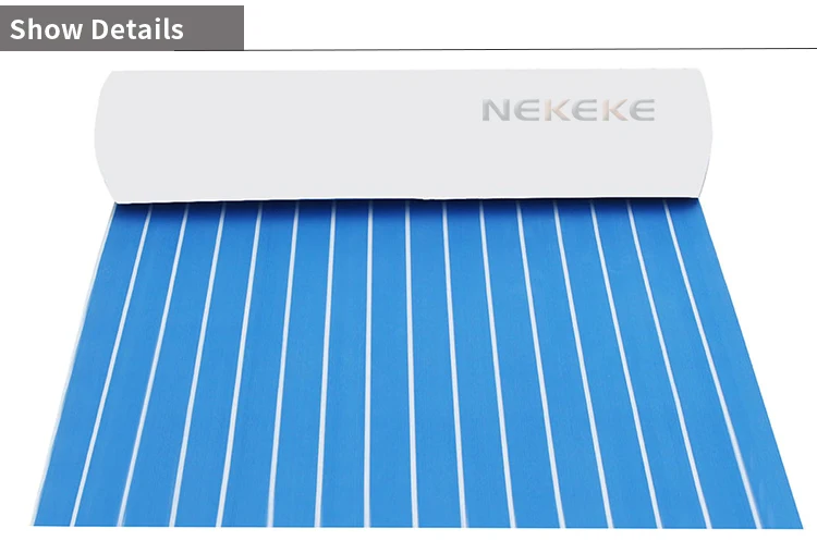 6 MM thick Blue Marine Boat EVA Foam Flooring Teak Deck Pad Sheet