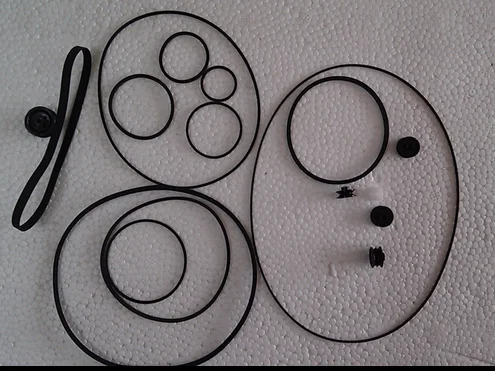 Rubber belts for gramophone turntable player