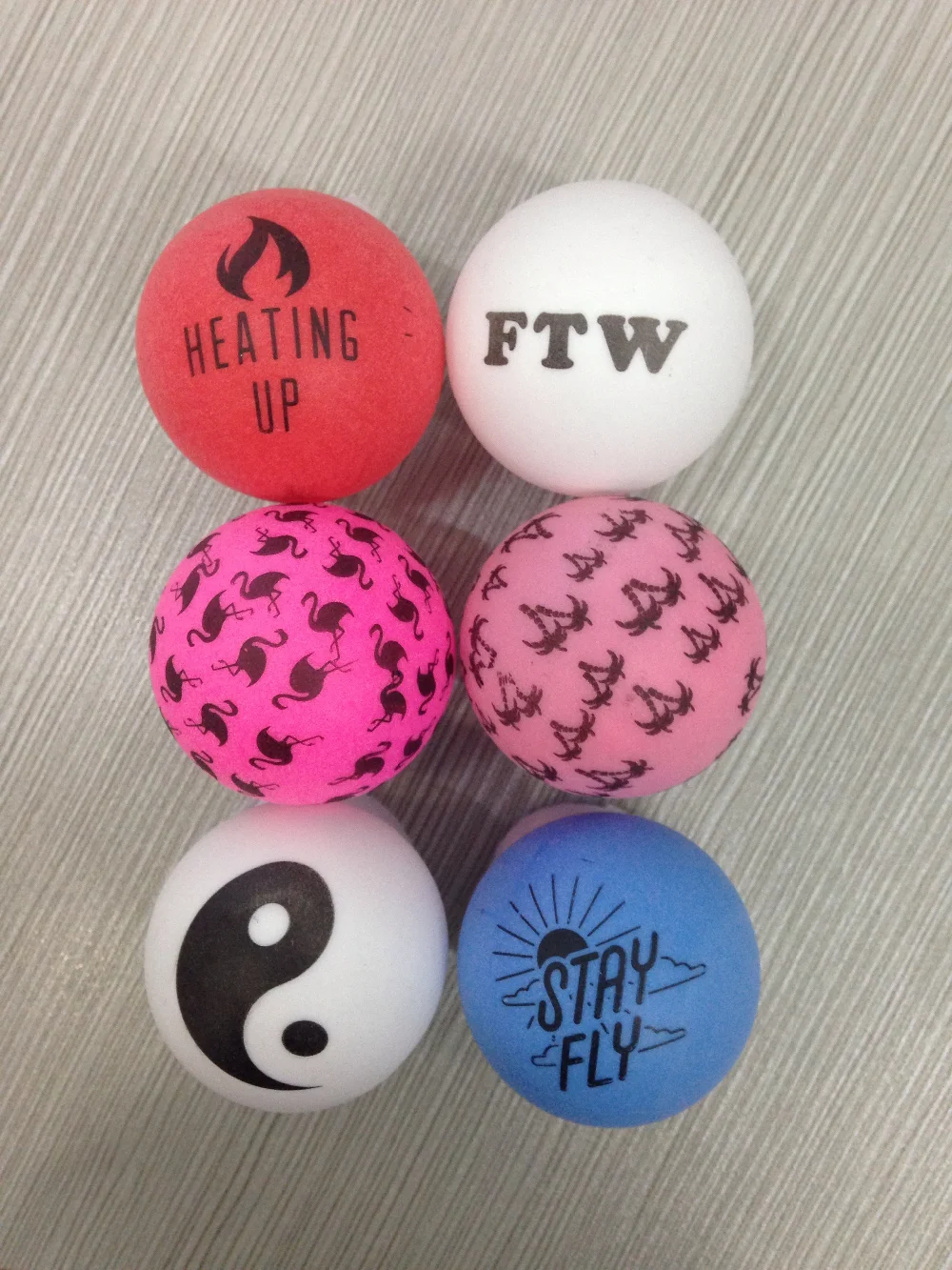 Free Of Shipping Good Quality 40mm White Seamless White Pp Beer Pong