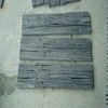 Black natural panels Slate brick wall