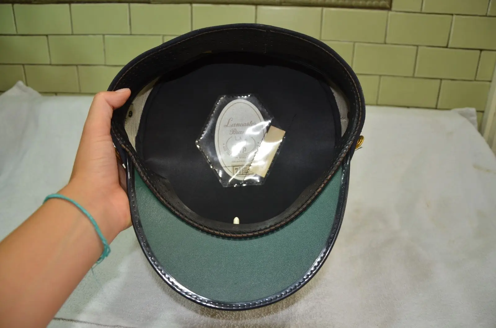 vintage train conductor hat