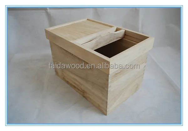 wooden rice box