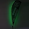 LED USB light up dazzling safety custom beach flag