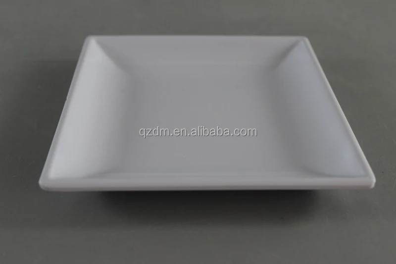 Plastic Square Appetizer Dishes , Melamine Small Plate