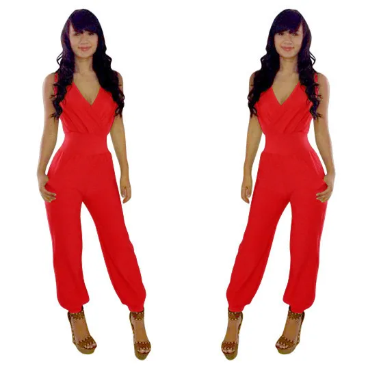 red one piece outfit