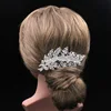 High quality wedding bridal hair accessories rhinestone fancy wedding crystal hair combs WC035