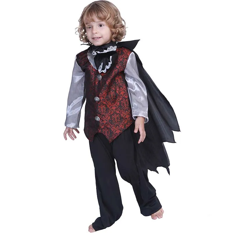 Drop Shipping Halloween Party Fancy Dress Kids Boy Vampires Gentleman ...