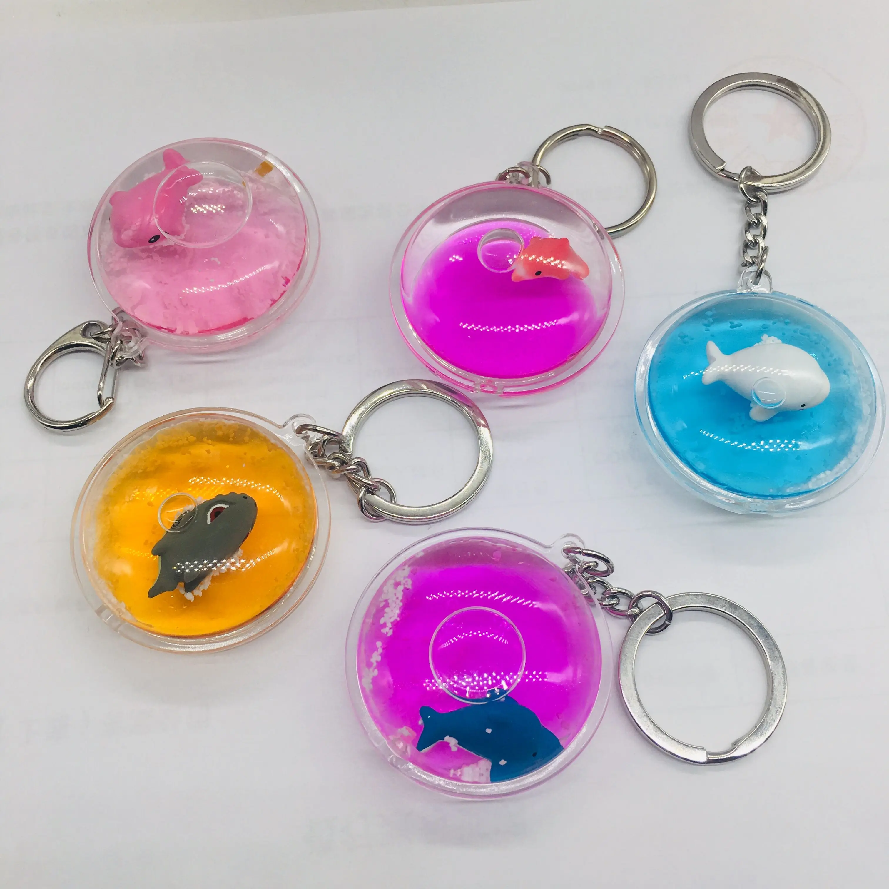 dolphin keychain plush