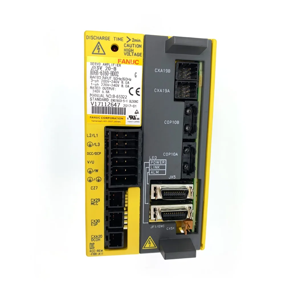 Original New Fanuc Beta Servo Drive A06b-6160-h002 Servo Amplifier ...