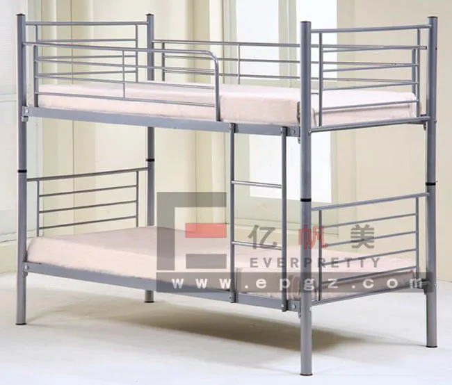 Double Decker Bed Strong Modern Popular Heavy Duty Military Metal Bunk Beds With Springs Available View Metal Bunk Bed Everpretty Product Details