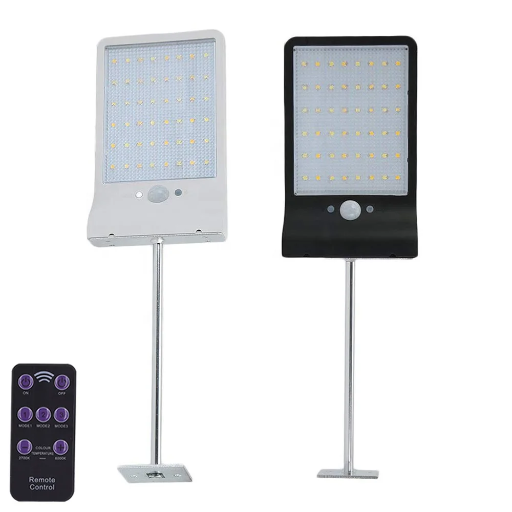 Oem Odm High Quality 48led Outdoor Waterproof Garden Remote Control Yard Lamp Pir Motion Sensor