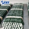 0.95lb/ft 7feet green and white color Studded T post for the US market