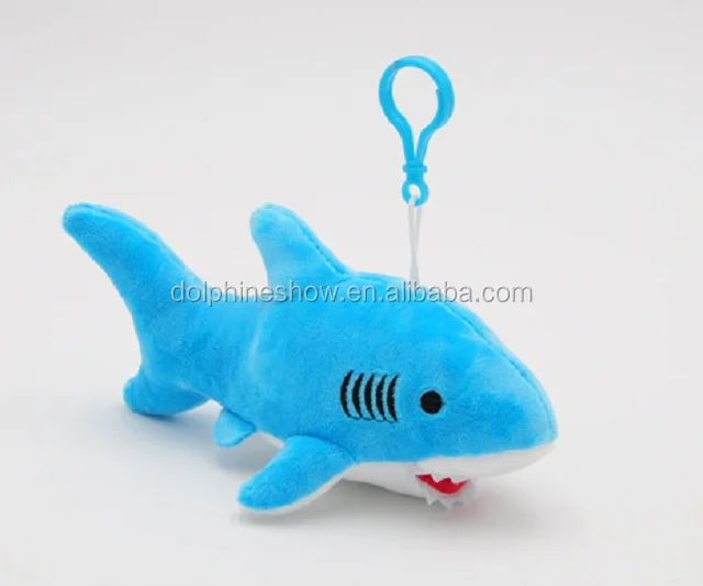 plush shark keychain