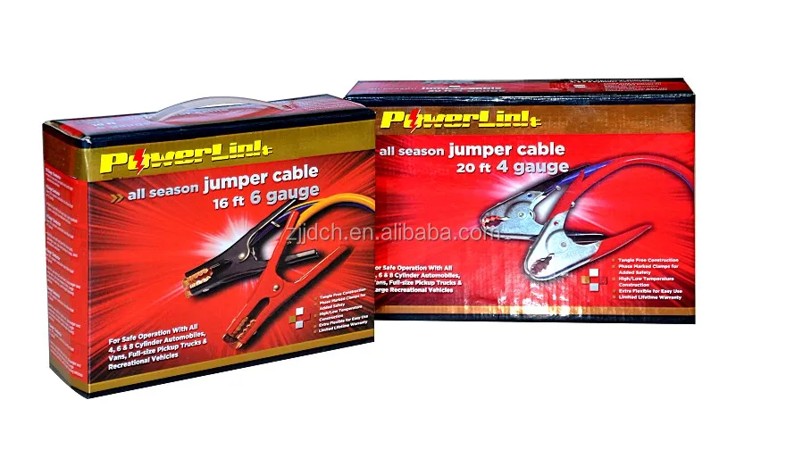 C50067 25ft Heavy Duty 2 Gauge Booster Jumper Cables Auto Car Jumping