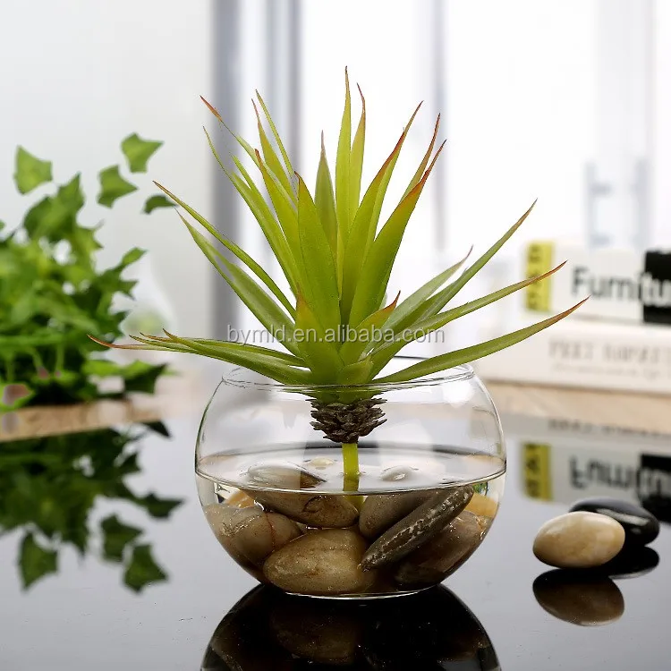 Bowl Vases Wholesale Fish Glass Creative Tabletop Vase Home Decoration