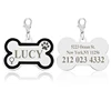 China cheap custom logo aluminum stainless steel enamel engraved laser casting blank dog tag