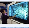 Multi function touchscreen monitor big screen indoor led tv with IR Touch Frame factory cheapest price