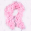 Wholesale Colorful Pink Yellow Blue White Black Decoration Cheap Bulk Turkey Fluffy Feather Boa