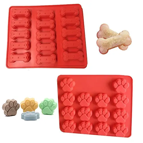 Silicone Ice Molds Trays With Puppy Dog Paw And Bone Shape Buy