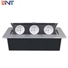 French power 3mm round corner electric pop up desktop power socket
