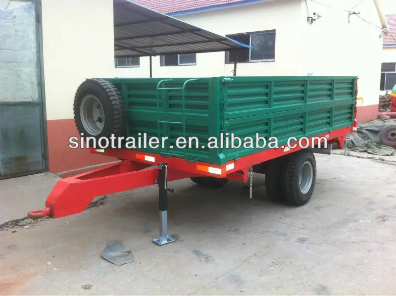 5 Ton Tractor Trolley Turntable Farm Trailer With Two Axles Buy Farm Trailer With Two Axles