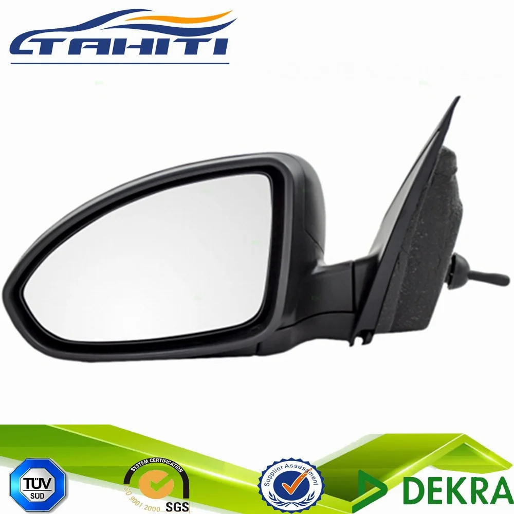 Chevrolet Spark 2009-2015 Door Mirror Manual Cable Black O//S Driver Right