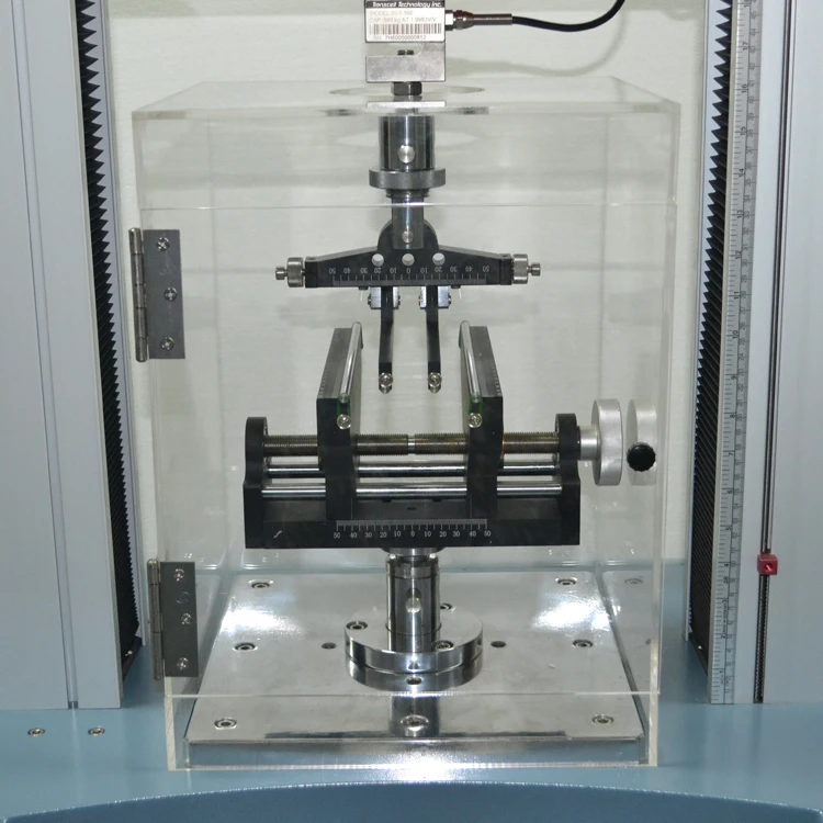 2017 hot style fabric tensile strength testing machine elastic test double column machines