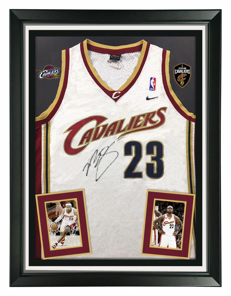 Variable Background Mat Board Custom Aluminum Wood Jersey Photo Frame