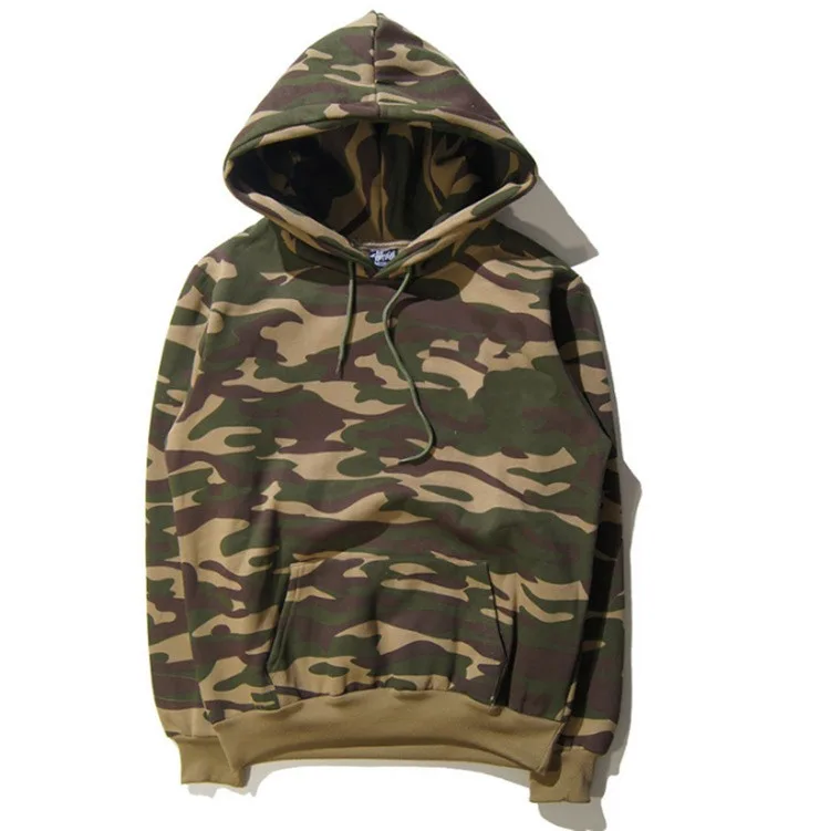 plain camo hoodie