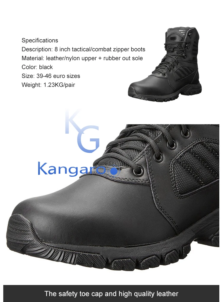 High Quality German Troops Equipment Army Tactical Combat Boots Military