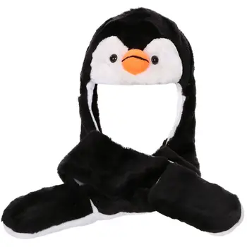 penguin stuffed animal with scarf