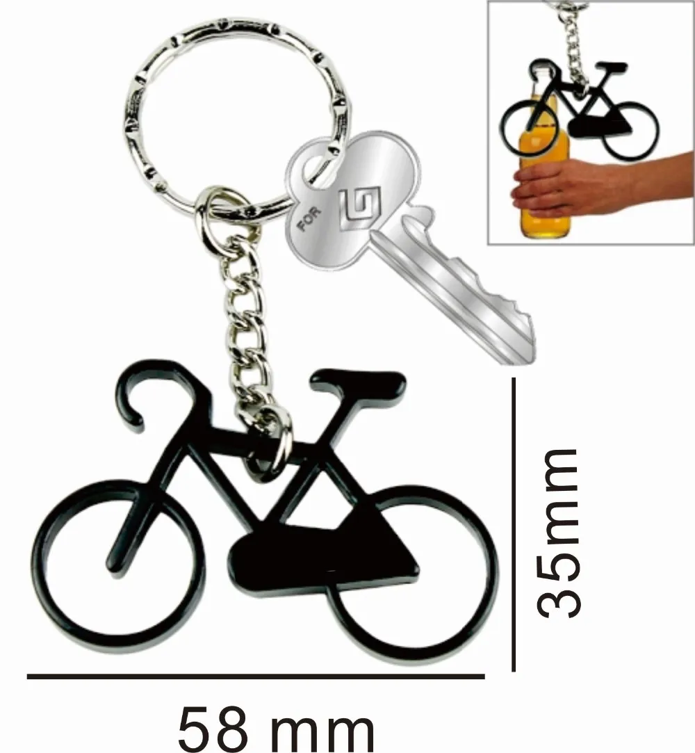 B019 Aluminum Bicycle Bottle Opener Keychain Buy Bicycle Bottle