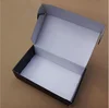 Cheap custom printed shipping boxes simple ink print white corrugated paper box