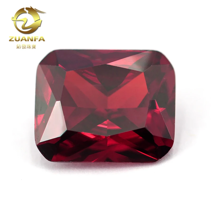 Best Products Garnet Color Loose Gemstone Octagon Cut 2 2mm Cubic Zirconia Buy Large Cubic Zirconia Loose Artificial Gem Raw Material Cubic Zirconia
