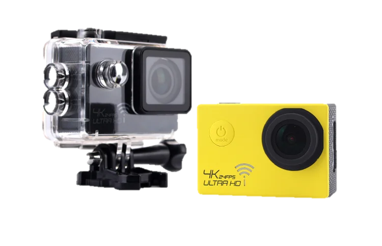 Wholesale 2016 New 4K Full HD 1080P WiFi 30m Waterproof Extreme Sports Camera Novatek 96660