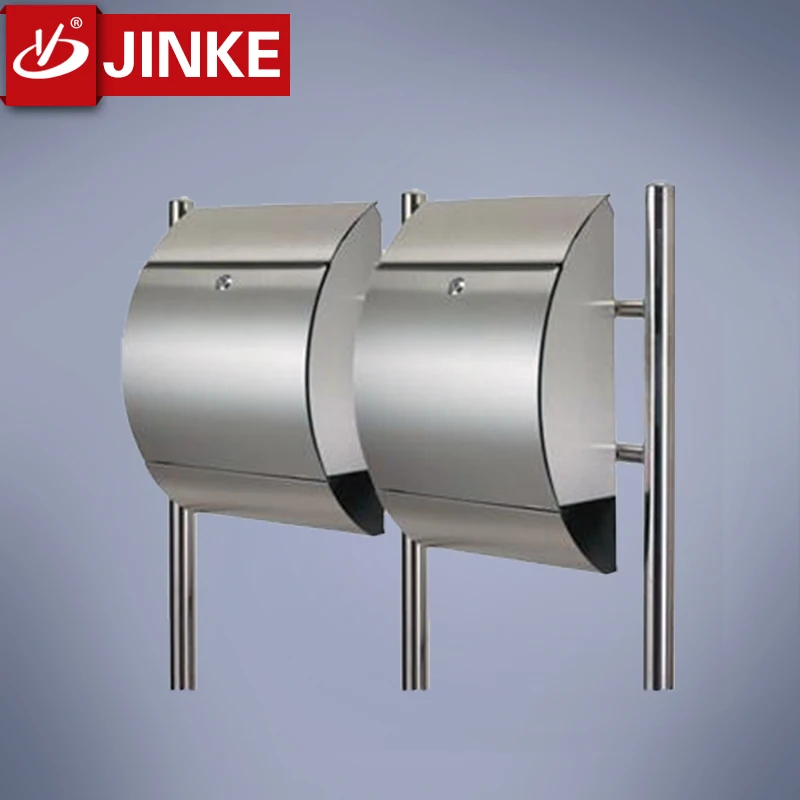 Delux Outdoor Stainless Steel Mailbox Parcel Box With Security Lock Delux Outdoor Stainless Steel Mailbox Parcel Box With Security Lock