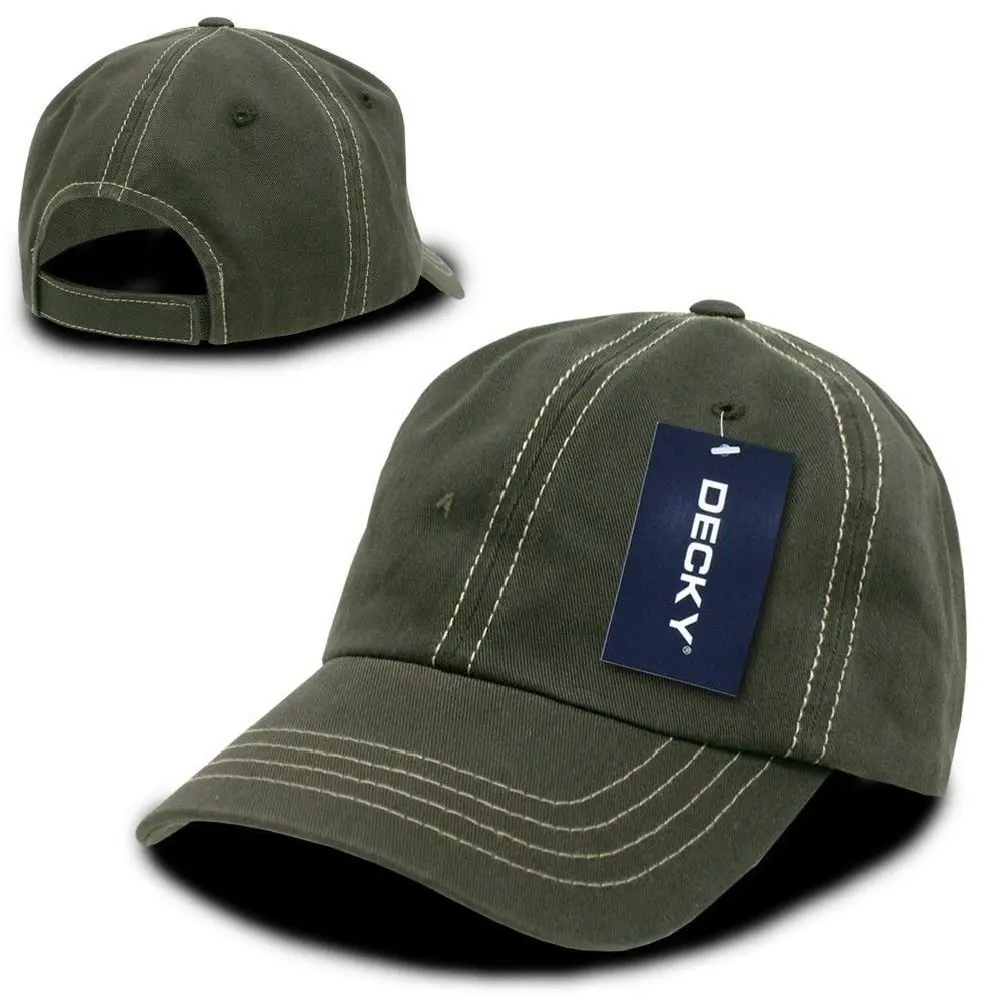 Gold Plain Solid Blank Washed Cotton Polo Style Low Crown Baseball Ball Cap Hat