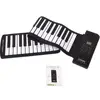 Wholesale 61 Keys Digital Piano Keyboard Silicone Flexible Hand Roll Up Piano