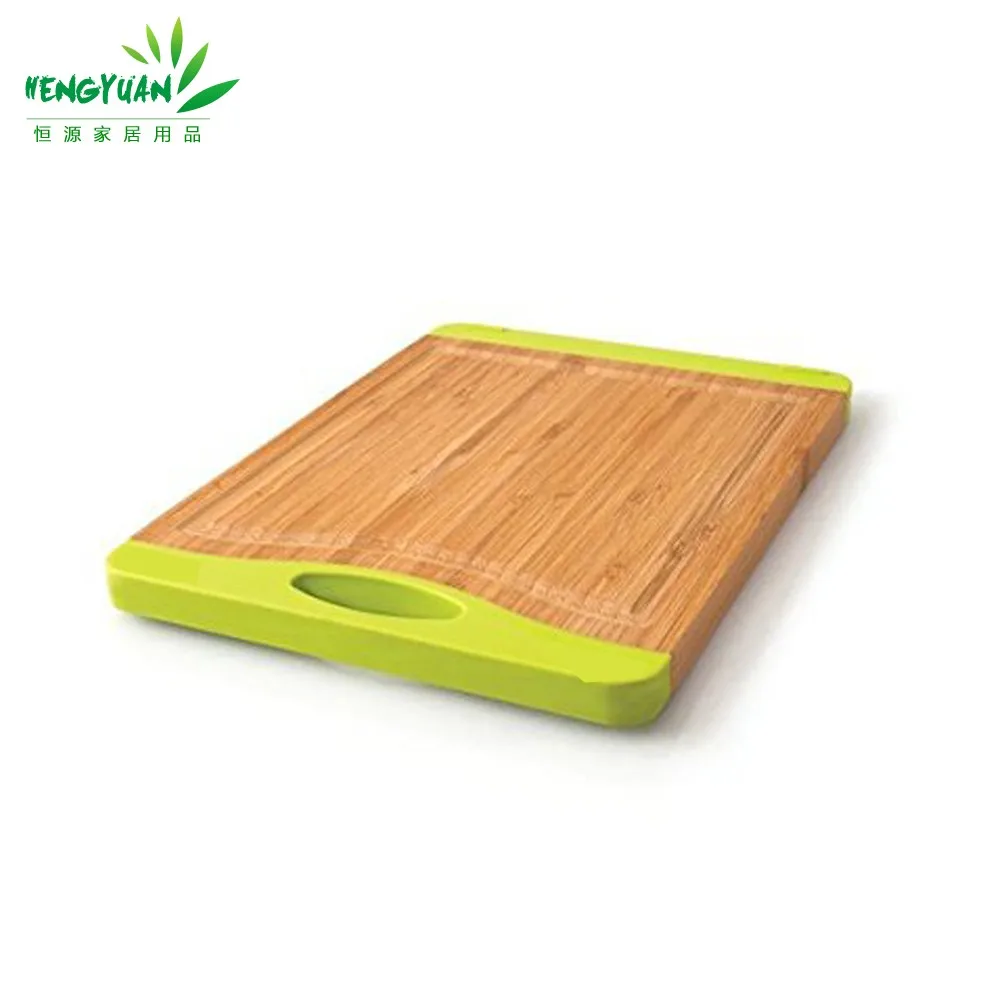 Ecofriendly Natural Bamboo Organic Cutting Board With Silicon Buy