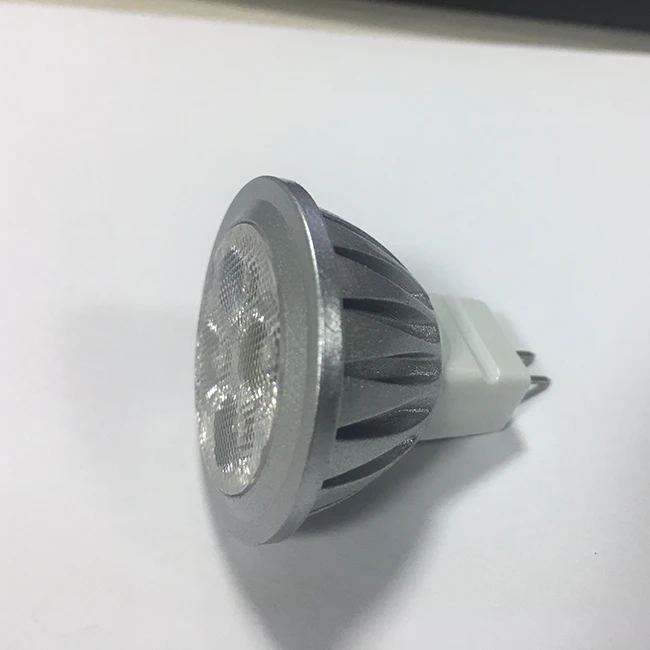 Hot Sale Halogen Replacement Machined Aluminum 12V LED Spotlight mr11 gu4 Dimmable led Spot Light Bulb 3W