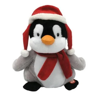 christmas penguin plush