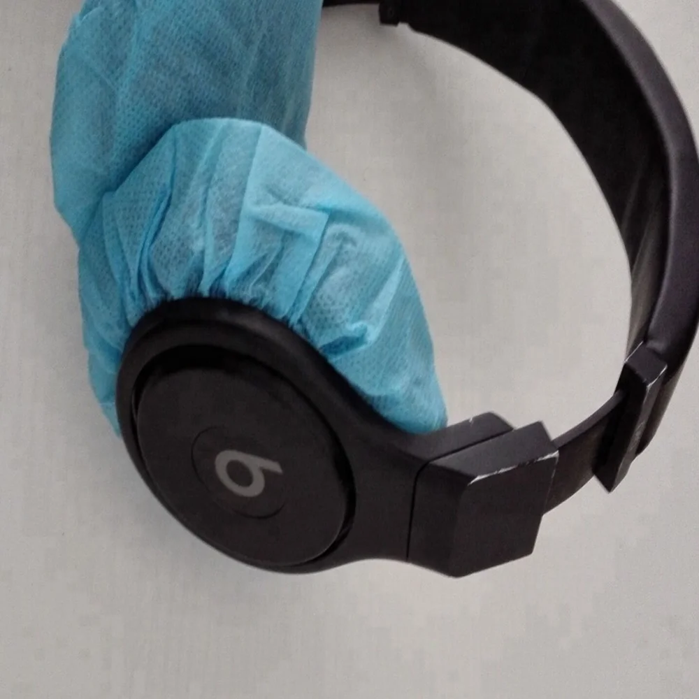 Airlines Disposable Non Woven Headset Earpad Cover supplier