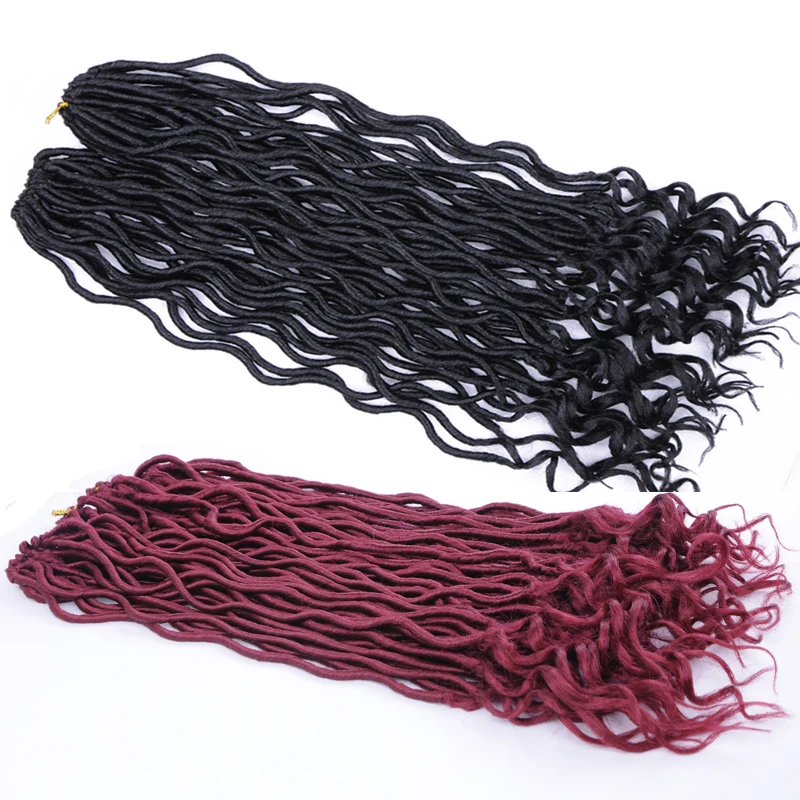 2017 New Kanekalon Fibre Wavy Crochet Hair Braiding Crochet Braids