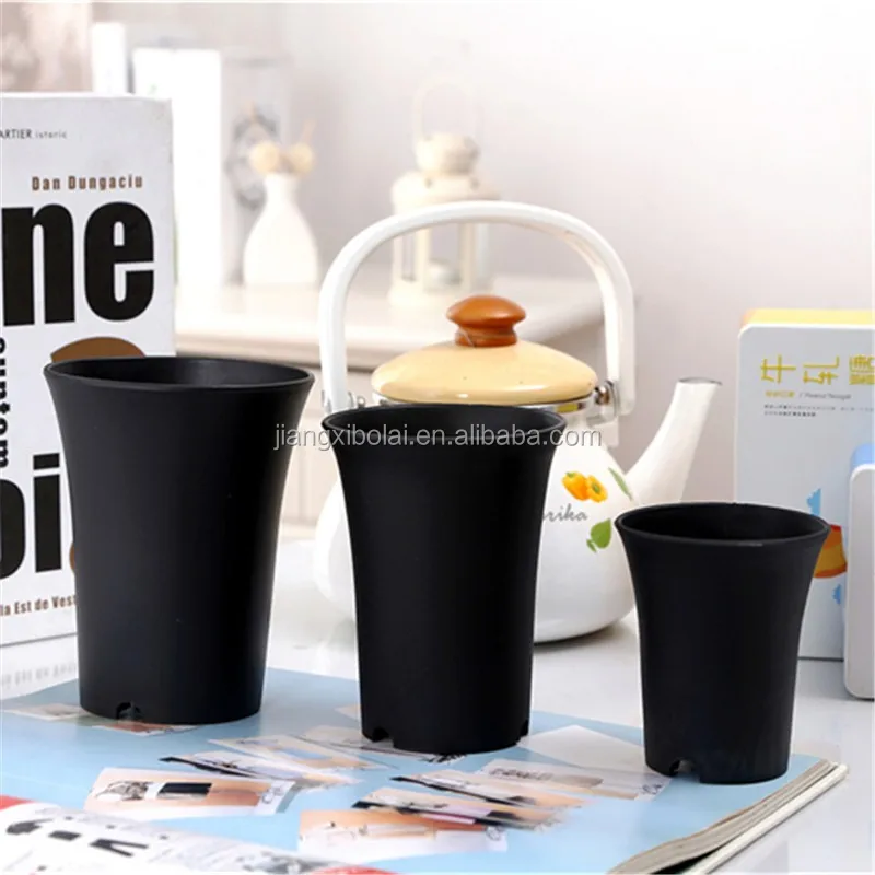 Small Flower Pot Gardening Mini Plastic Pots Round Flower Bonsai