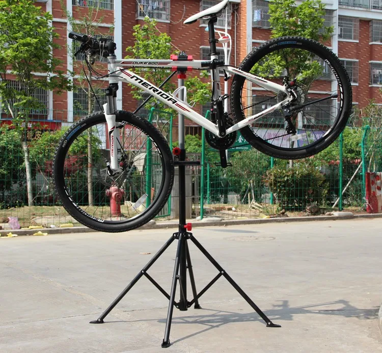 Bicycle Steel Telescopic Arm Cycle Work Stand Foldable Mountain Bike ...