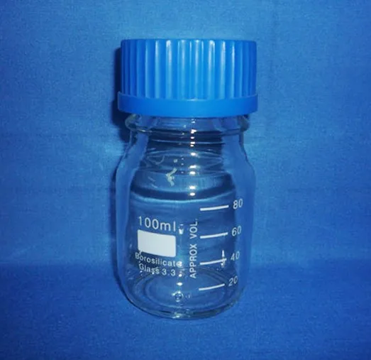 Labs 100ml Clear Glass Reagent Bottle With Screw Cap - Buy Reagent ...