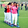 China team building games project Cooperation race for team race and group work for sale