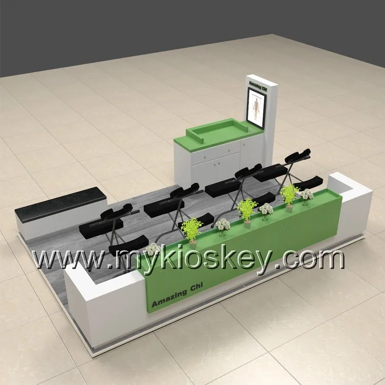 Simple 15*10ft mall skin care kiosk body care stall