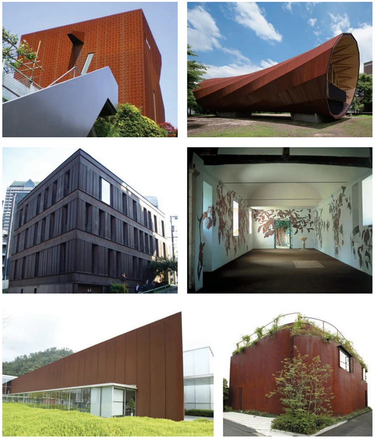 Corrugated corten steel cor-ten a b weathering corrosion resistance steel plate