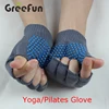 Grippy No-slip Cross Training Gloves with Wrist Support for Fitness Yoga Glove Strong Grip Sports Training Exercise Pilates